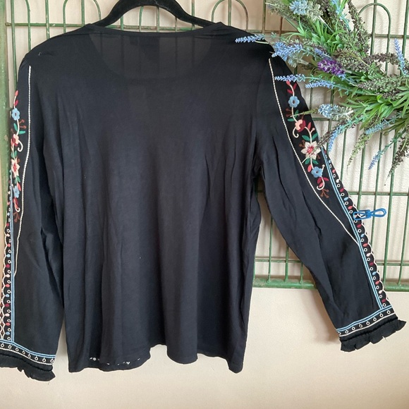 NWT Anthropologie One September Wesley Embroidered Pullover Small - Picture 6 of 6